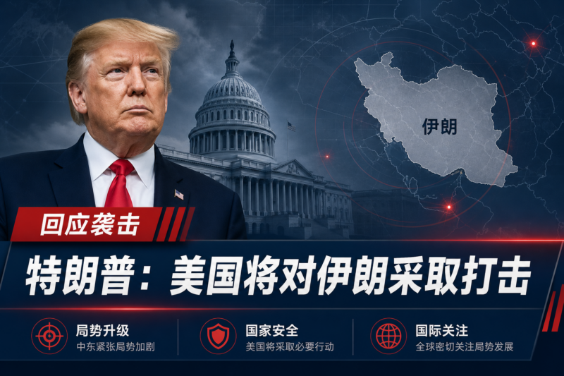 特朗普：美国将对伊朗采取打击-指挥使社区 - 真实线索、热点议题与深度观察