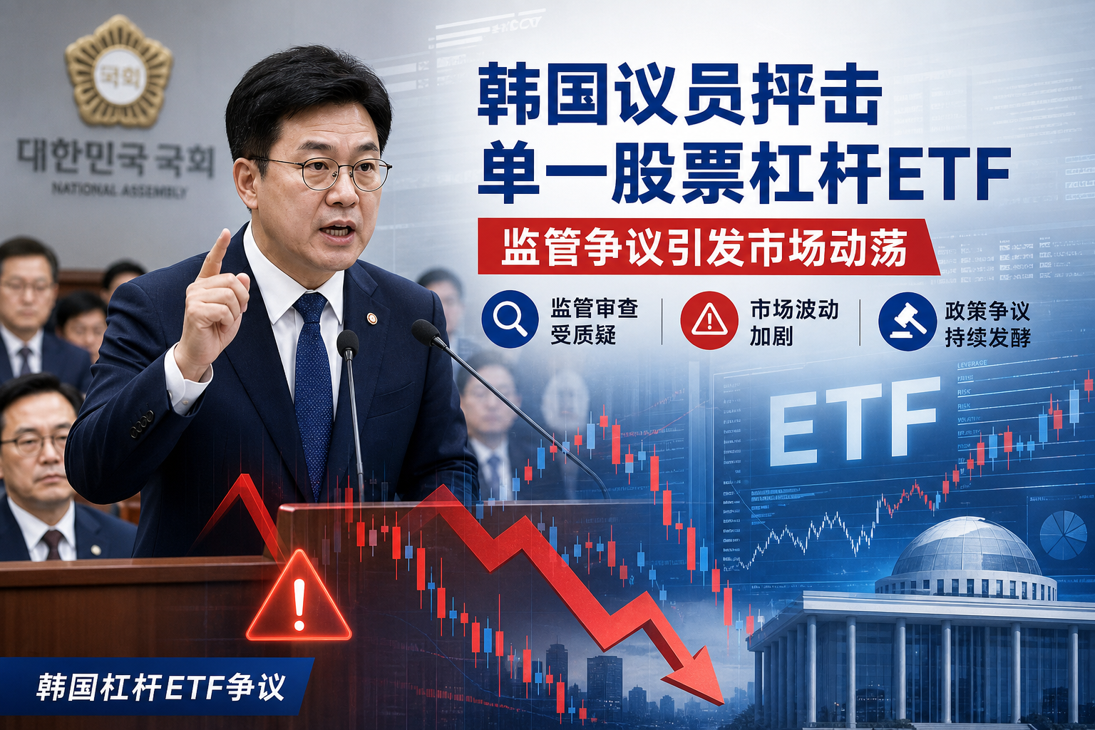 韩国议员抨击单一股票杠杆ETF:国家已变成赌场