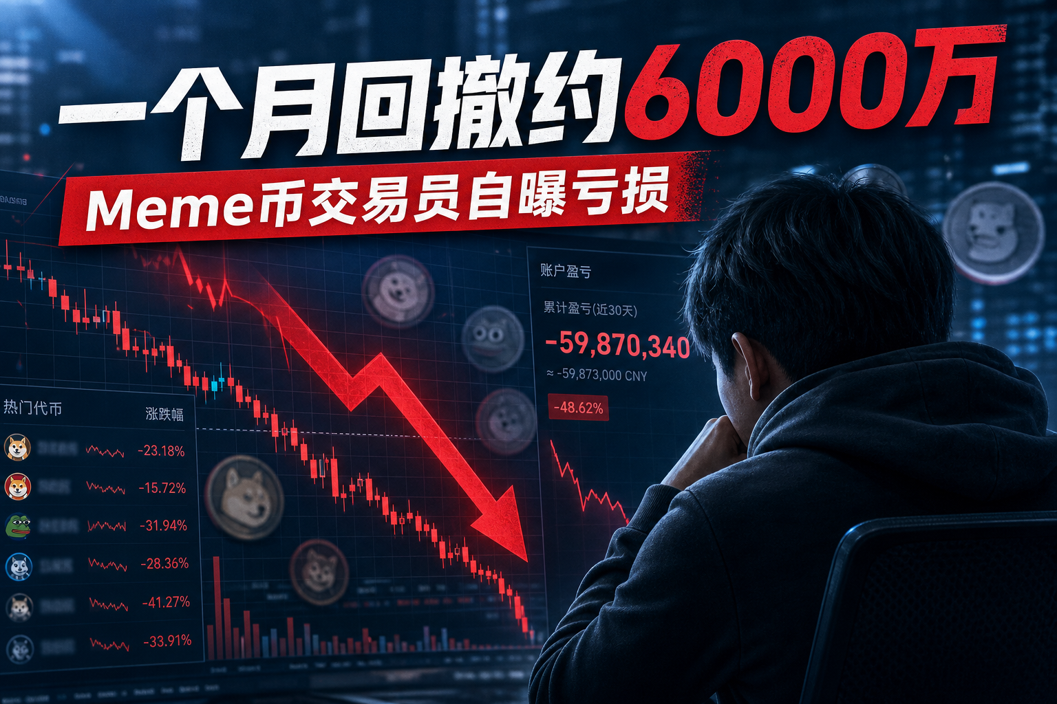 曾在 Meme 币交易中获利的交易员自曝：一个月回撤约 6000 万元
