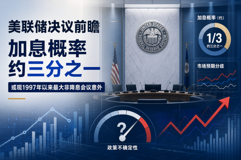 高盛:美联储加息概率约三分之一,或现1997年以来最大非降息会议意外-指挥使社区 - 真实线索、热点议题与深度观察