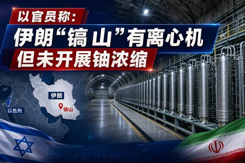 以色列高级官员：伊朗“镐山”存在离心机，尚未开展铀浓缩活动-指挥使社区 - 真实线索、热点议题与深度观察