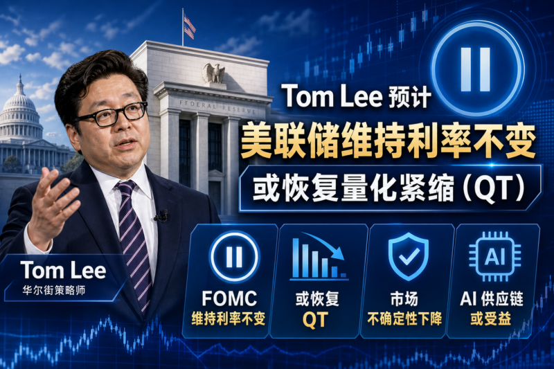 Tom Lee:预计美联储将维持利率不变,或恢复量化紧缩-指挥使社区 - 真实线索、热点议题与深度观察