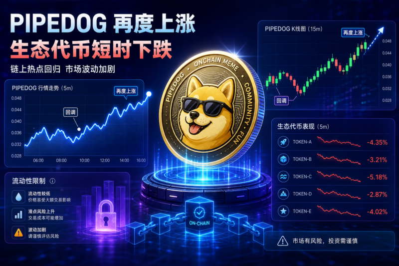 Robinhood 链上 Meme 币 PIPEDOG 再度上涨,多个生态代币短时下跌-指挥使社区 - 真实线索、热点议题与深度观察