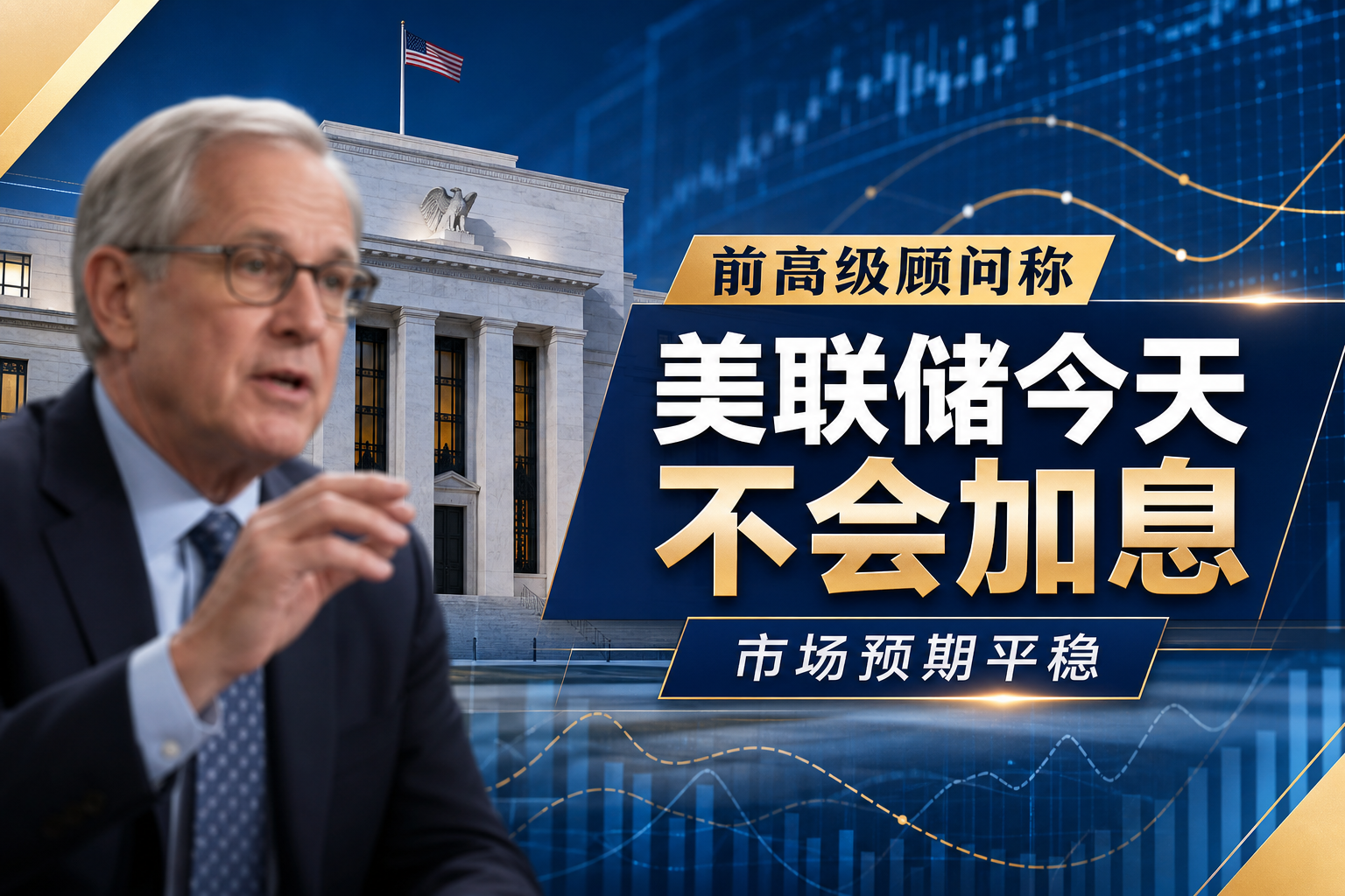 前美联储高级顾问:美联储今天不会加息