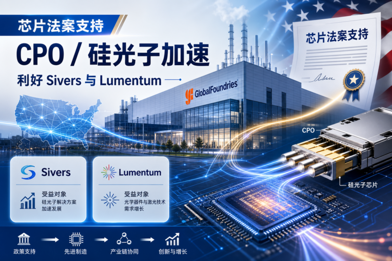 GlobalFoundries获美国《芯片法案》支持,利好Sivers与Lumentum-指挥使社区 - 真实线索、热点议题与深度观察