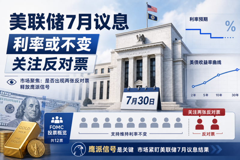 美联储7月议息会议看点:利率决定与鹰派反对票数量-指挥使社区 - 真实线索、热点议题与深度观察