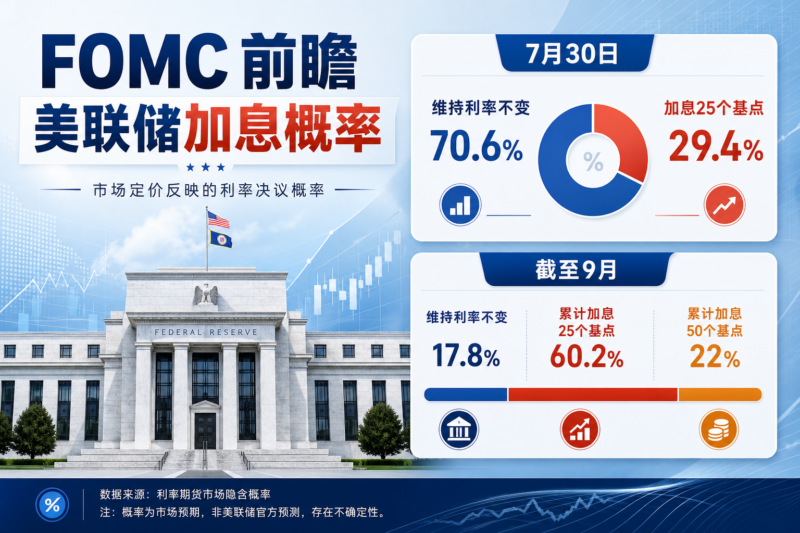 FOMC 声明前,美联储加息 25 个基点的概率为 29.4%-指挥使社区 - 真实线索、热点议题与深度观察