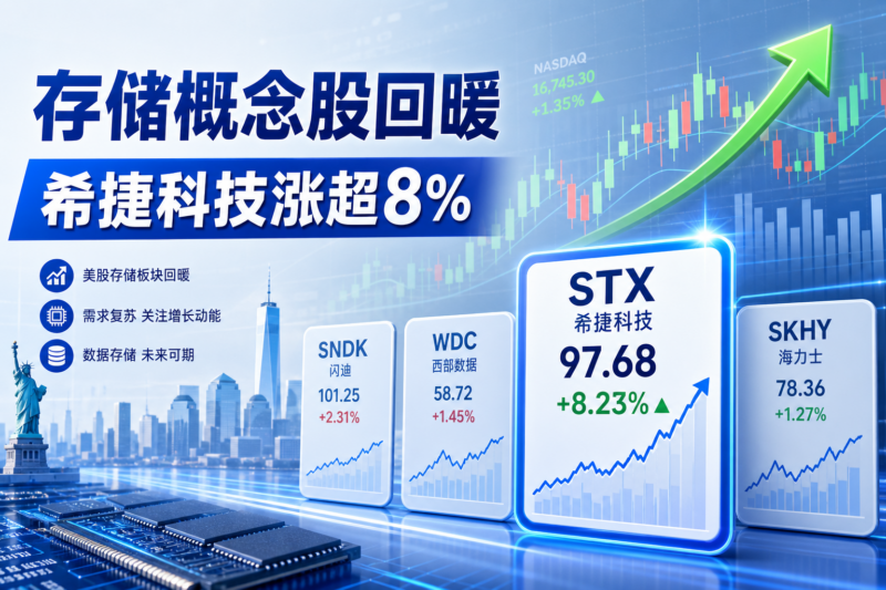 美股存储概念股回暖,希捷科技涨超8%-指挥使社区 - 真实线索、热点议题与深度观察