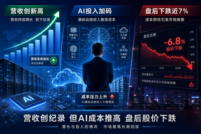 Meta营收创纪录,AI成本拖累股价盘后下跌近7%-指挥使社区 - 真实线索、热点议题与深度观察