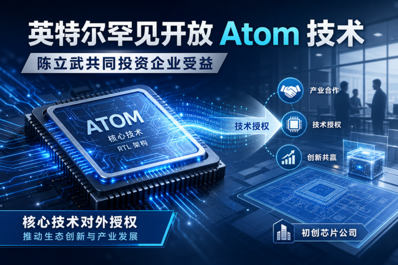英特尔罕见开放部分 Atom 处理器技术,陈立武共同投资企业受益-指挥使社区 - 真实线索、热点议题与深度观察