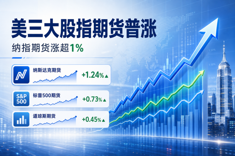美三大股指期货普涨，纳指期货涨超1%-指挥使社区 - 真实线索、热点议题与深度观察