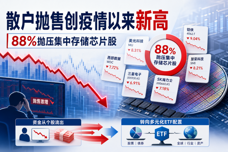 散户个股抛售创疫情以来新高,88%抛压集中于存储芯片股-指挥使社区 - 真实线索、热点议题与深度观察