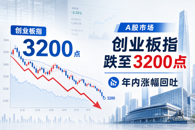 A股创业板指跌至3200点，抹平年内全部涨幅-指挥使社区 - 真实线索、热点议题与深度观察