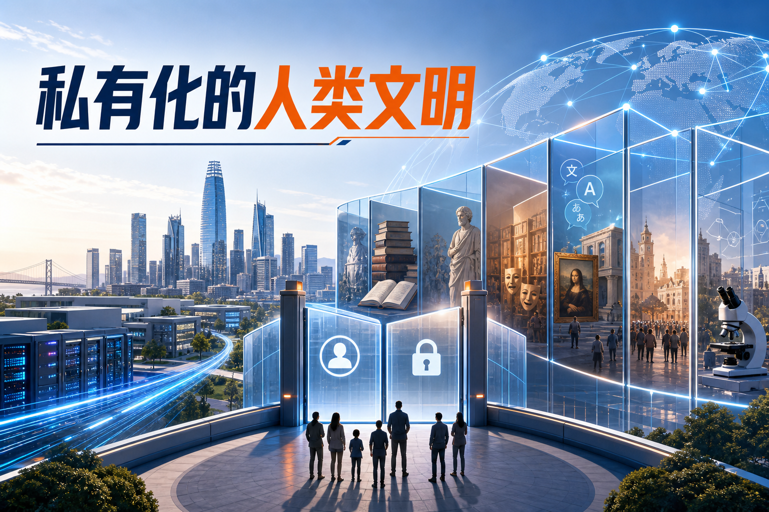 互联网私有化之后，硅谷开始私有化人类文明