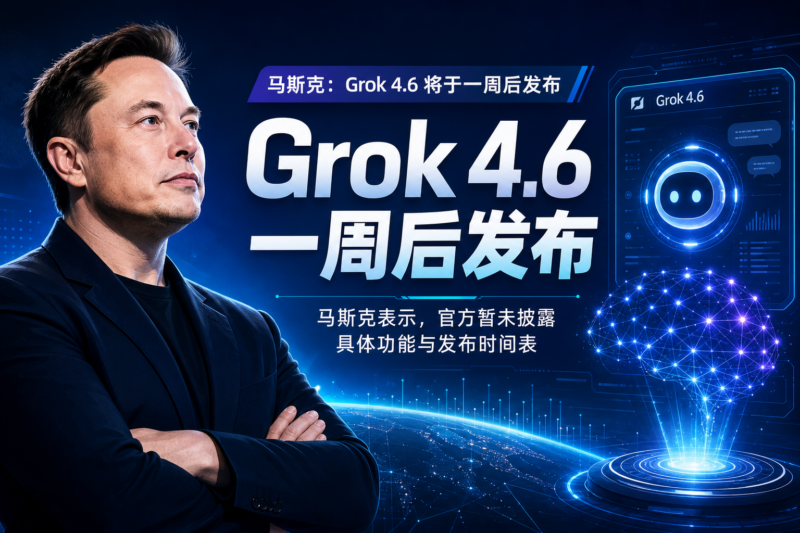 马斯克：Grok 4.6 将于一周后发布-指挥使社区 - 真实线索、热点议题与深度观察