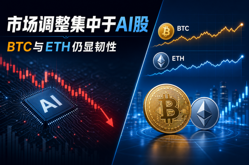 知名交易员:市场调整主要集中于AI股,BTC与ETH展现韧性-指挥使社区 - 真实线索、热点议题与深度观察