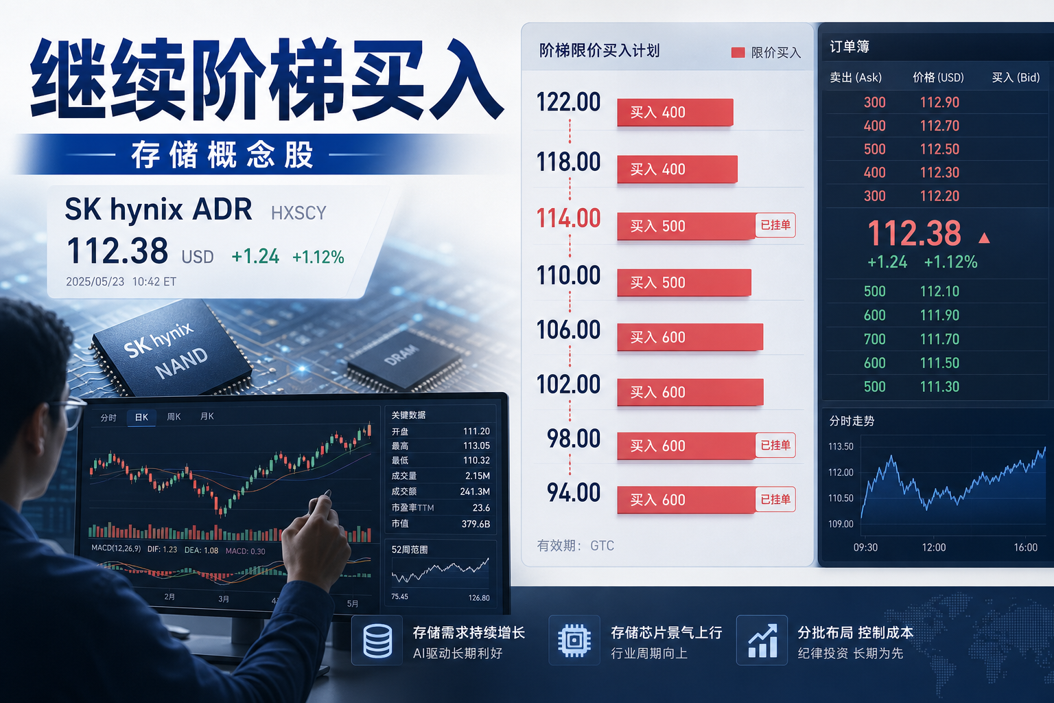 欧阳拽白称继续阶梯买入存储概念股