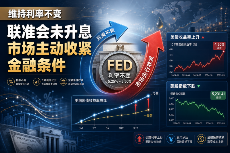 联准会未升息,市场已开始主动收紧金融条件-指挥使社区 - 真实线索、热点议题与深度观察