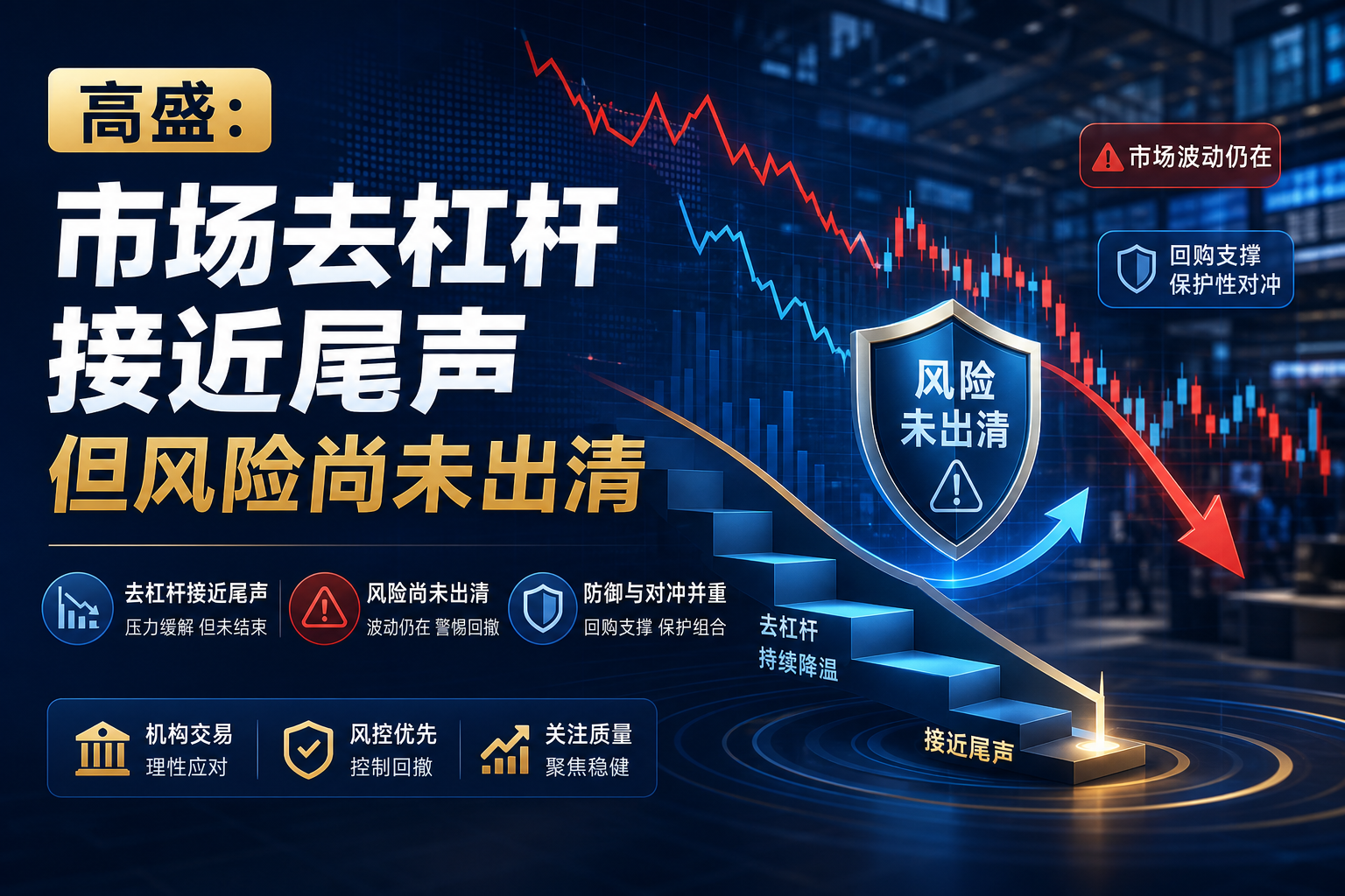 高盛:市场去杠杆接近尾声,但风险尚未出清