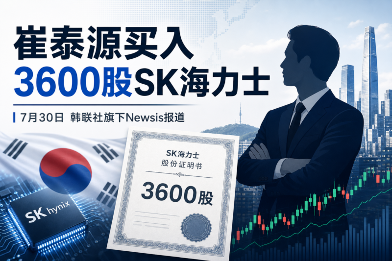 SK集团会长崔泰源买入3600股SK海力士-指挥使社区 - 真实线索、热点议题与深度观察