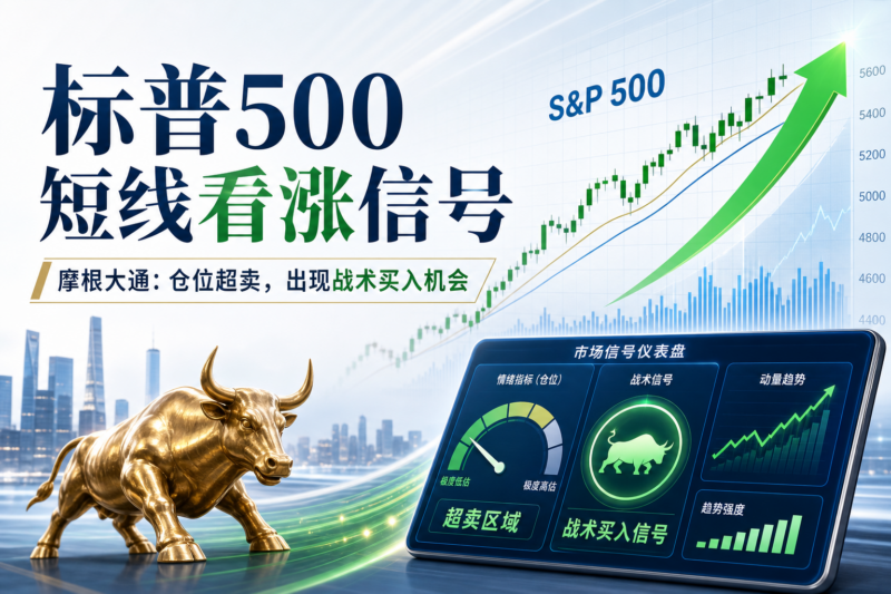 摩根大通:标普500出现短线看涨信号-指挥使社区 - 真实线索、热点议题与深度观察