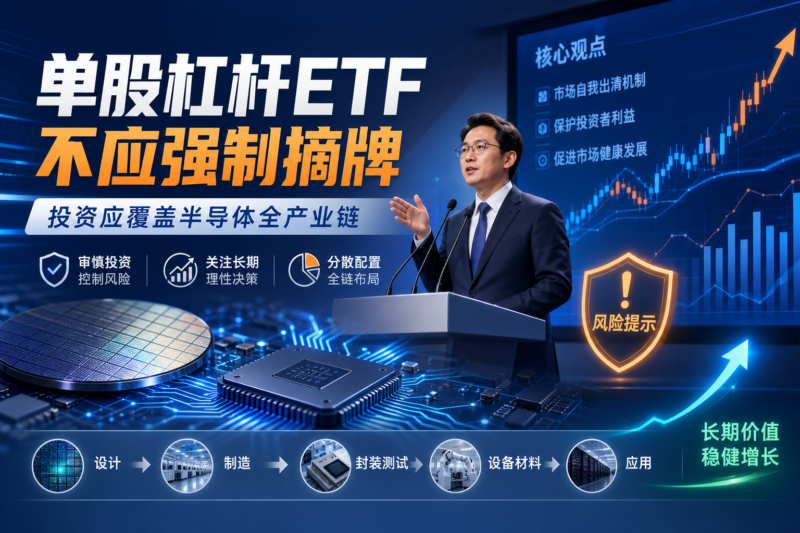 韩国“ETF之父”:不应强制摘牌单股杠杆产品,投资宜覆盖半导体全产业链-指挥使社区 - 真实线索、热点议题与深度观察