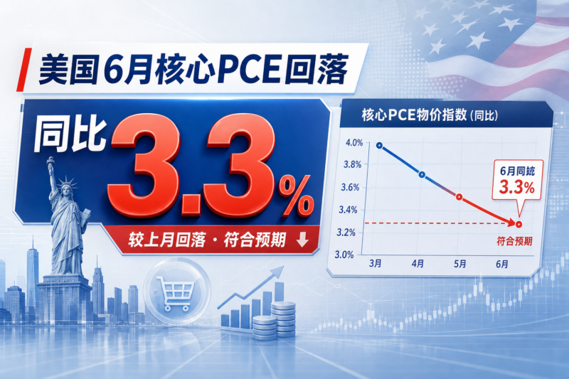 美国6月核心PCE同比回落至3.3%-指挥使社区 - 真实线索、热点议题与深度观察