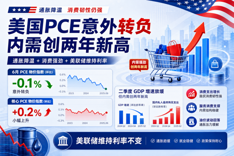 美国6月PCE意外转负,二季度内需创两年新高-指挥使社区 - 真实线索、热点议题与深度观察