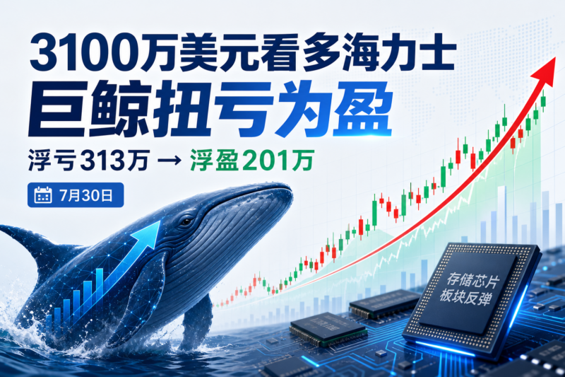 3100万美元看多海力士的巨鲸扭亏为盈-指挥使社区 - 真实线索、热点议题与深度观察
