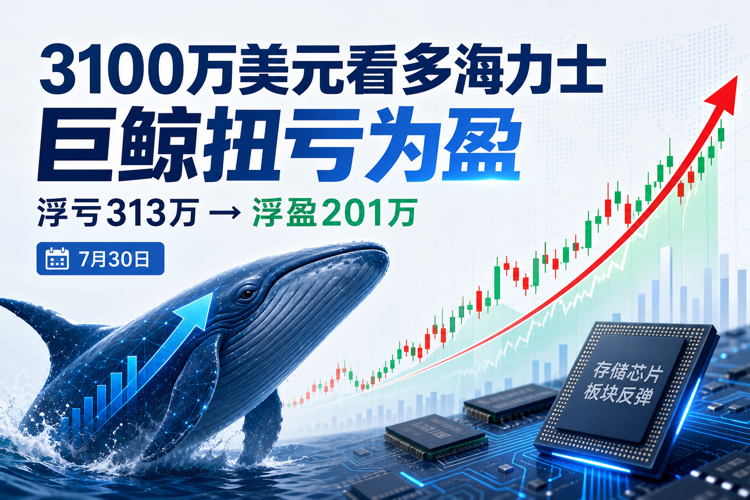 3100万美元看多海力士的巨鲸扭亏为盈