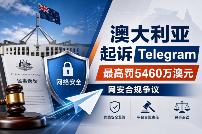 澳大利亚网安机构起诉 Telegram,最高或罚5460万澳元-指挥使社区 - 真实线索、热点议题与深度观察