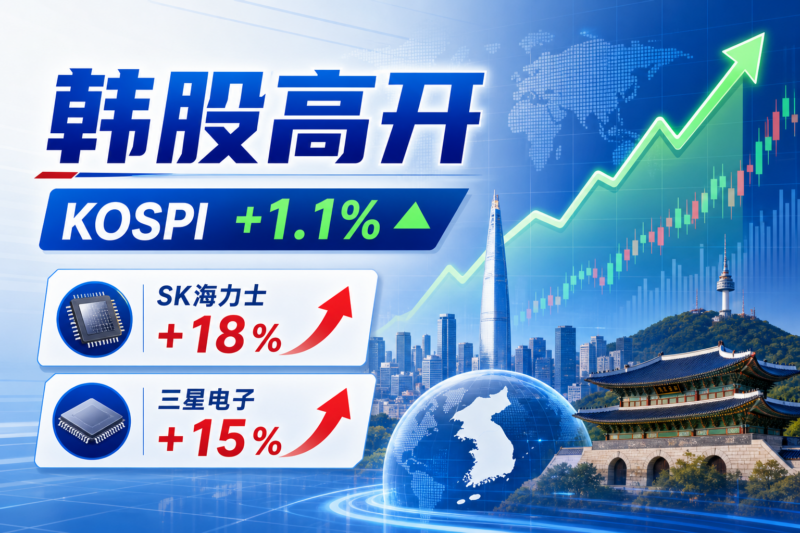 韩股高开，SK海力士涨18%-指挥使社区 - 真实线索、热点议题与深度观察