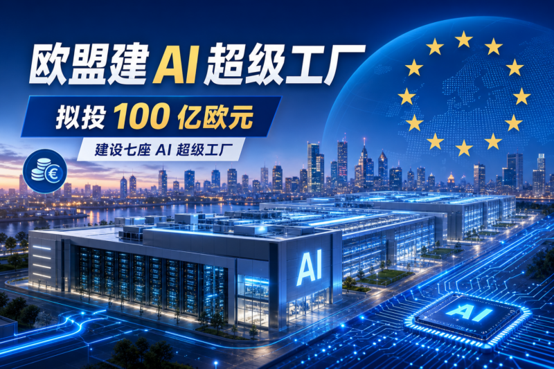 欧盟拟投100亿欧元建设七座AI超级工厂-指挥使社区 - 真实线索、热点议题与深度观察