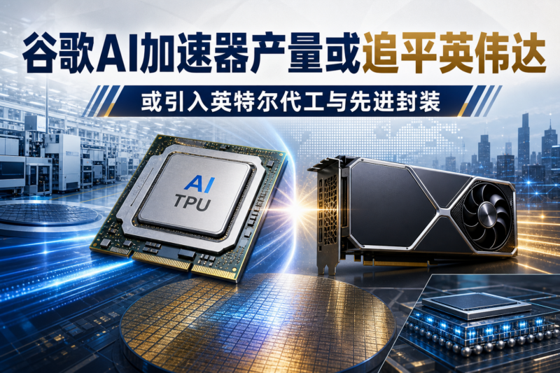 谷歌2028年AI加速器产量或接近甚至超过英伟达,并可能采用英特尔代工-指挥使社区 - 真实线索、热点议题与深度观察
