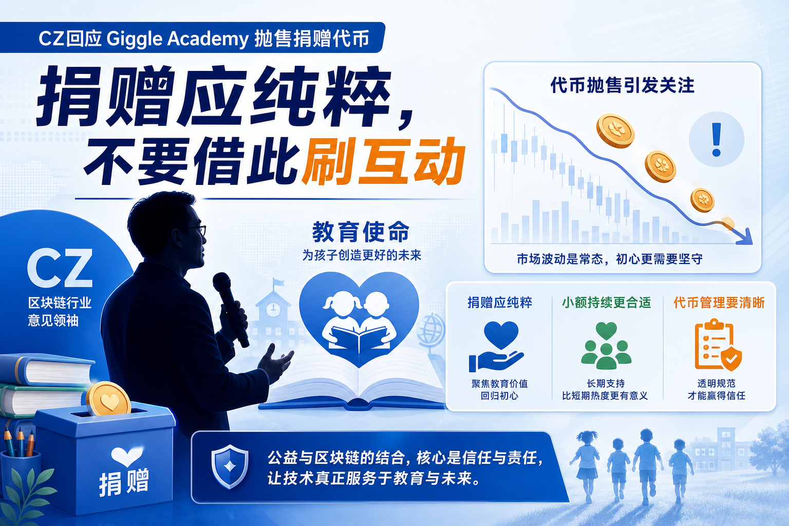 CZ回应Giggle Academy抛售捐赠代币:捐赠应纯粹,不要借此刷互动