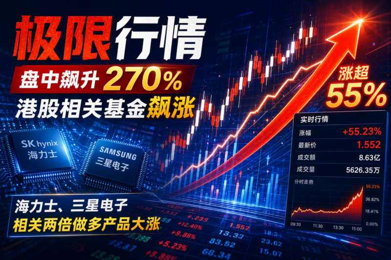 极限行情：南方两倍做多海力士涨超55%，盘中一度飙升270%-指挥使社区 - 真实线索、热点议题与深度观察