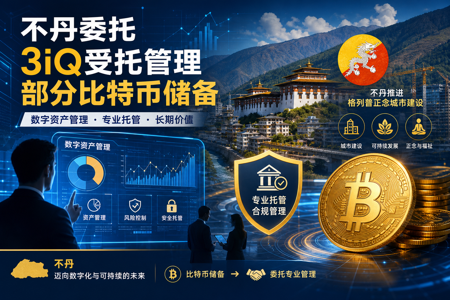 不丹委托3iQ管理部分比特币储备