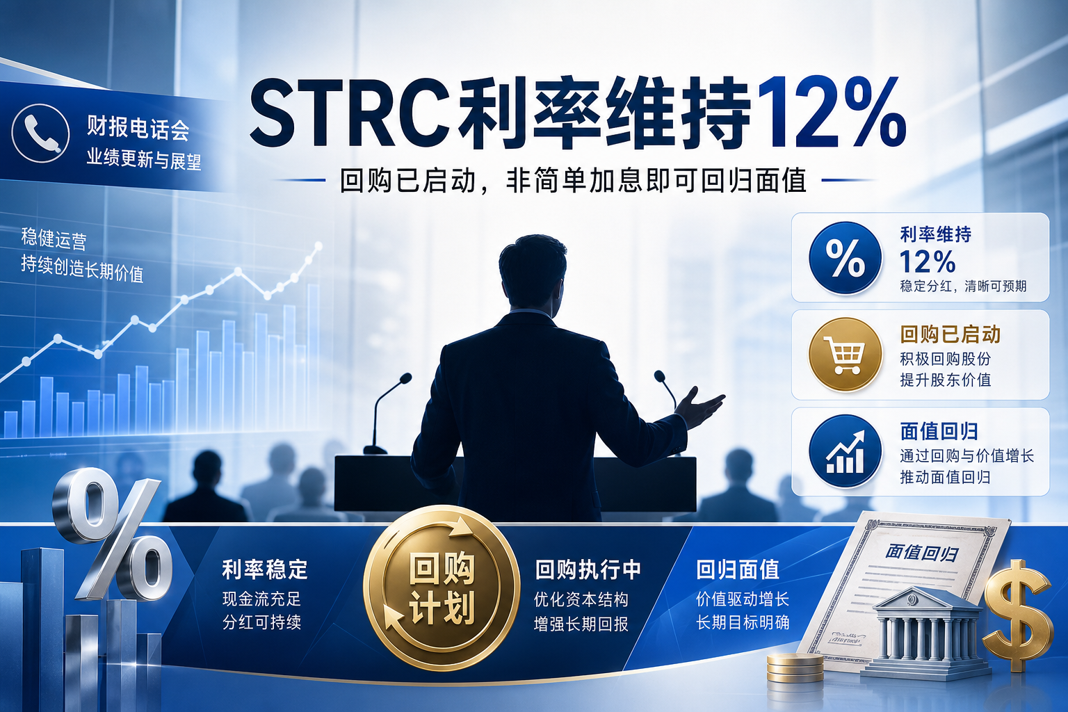 Strategy CEO:提高 STRC 利率并非推动价格回归面值的有效手段