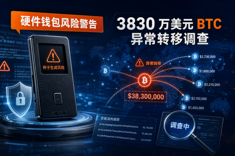 Coldcard 警告 Mk3 硬件钱包存在潜在种子风险,安全专家调查 3830 万美元 BTC 异常转移事件-指挥使社区 - 真实线索、热点议题与深度观察