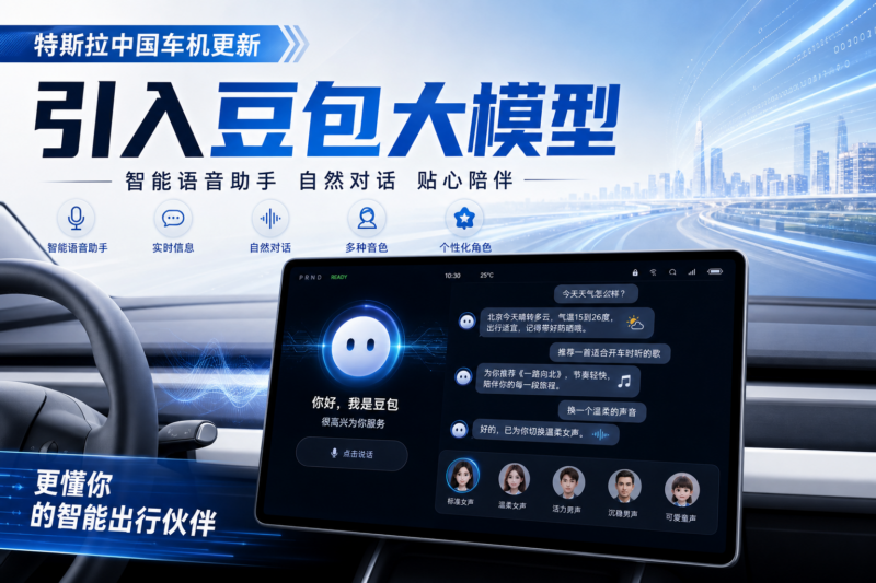 特斯拉中国车机引入豆包大模型-指挥使社区 - 真实线索、热点议题与深度观察