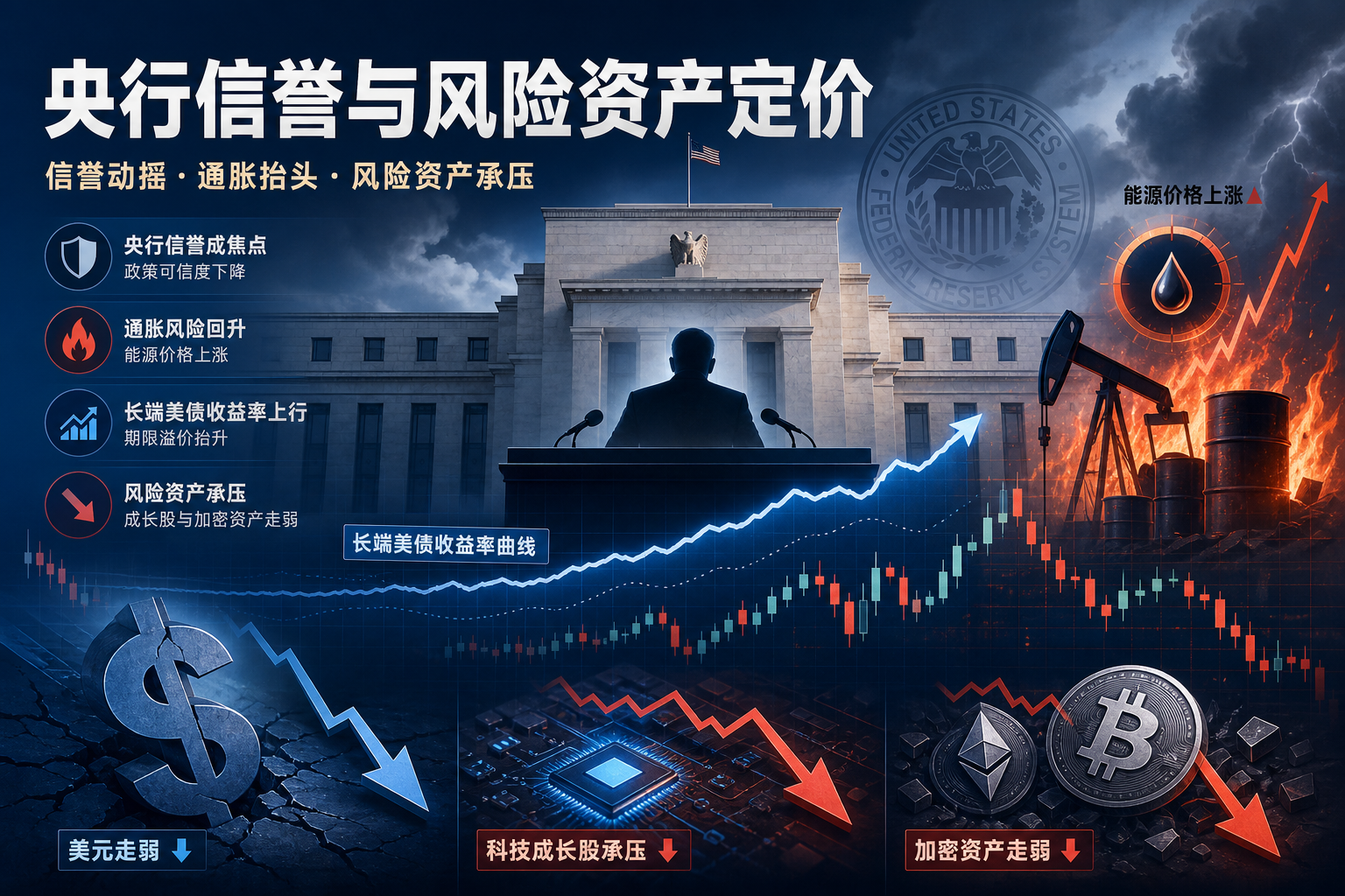 弱化前瞻指引未能安抚市场,美联储信誉成风险资产定价核心