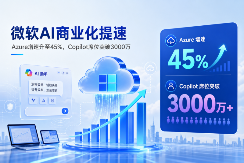 伯恩斯坦解读微软：Azure增速升至45%，Copilot席位突破3000万-指挥使社区 - 真实线索、热点议题与深度观察