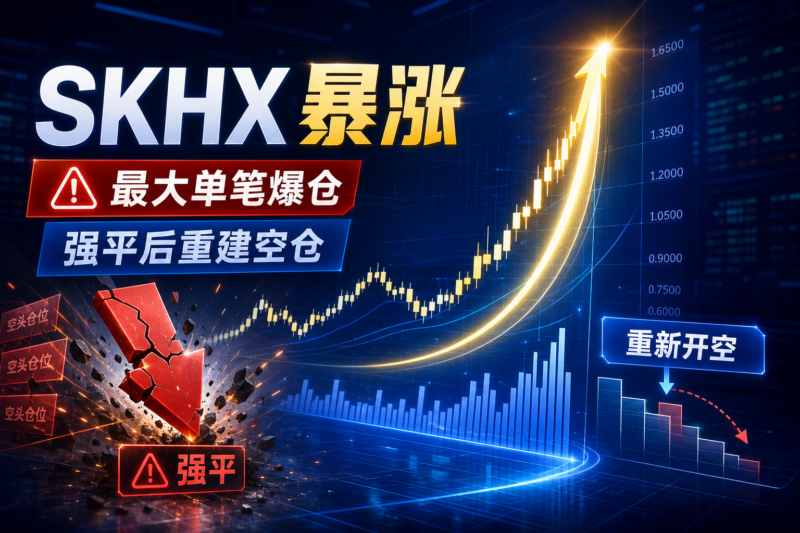 SKHX 暴涨触发今日最大单笔爆仓,空头巨鲸遭强平后重新建仓-指挥使社区 - 真实线索、热点议题与深度观察