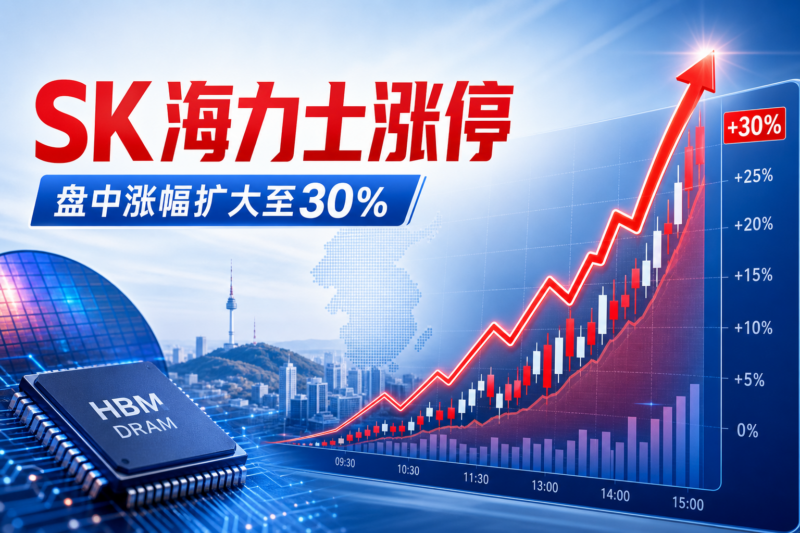 SK海力士股价涨停，盘中涨幅扩大至30%-指挥使社区 - 真实线索、热点议题与深度观察