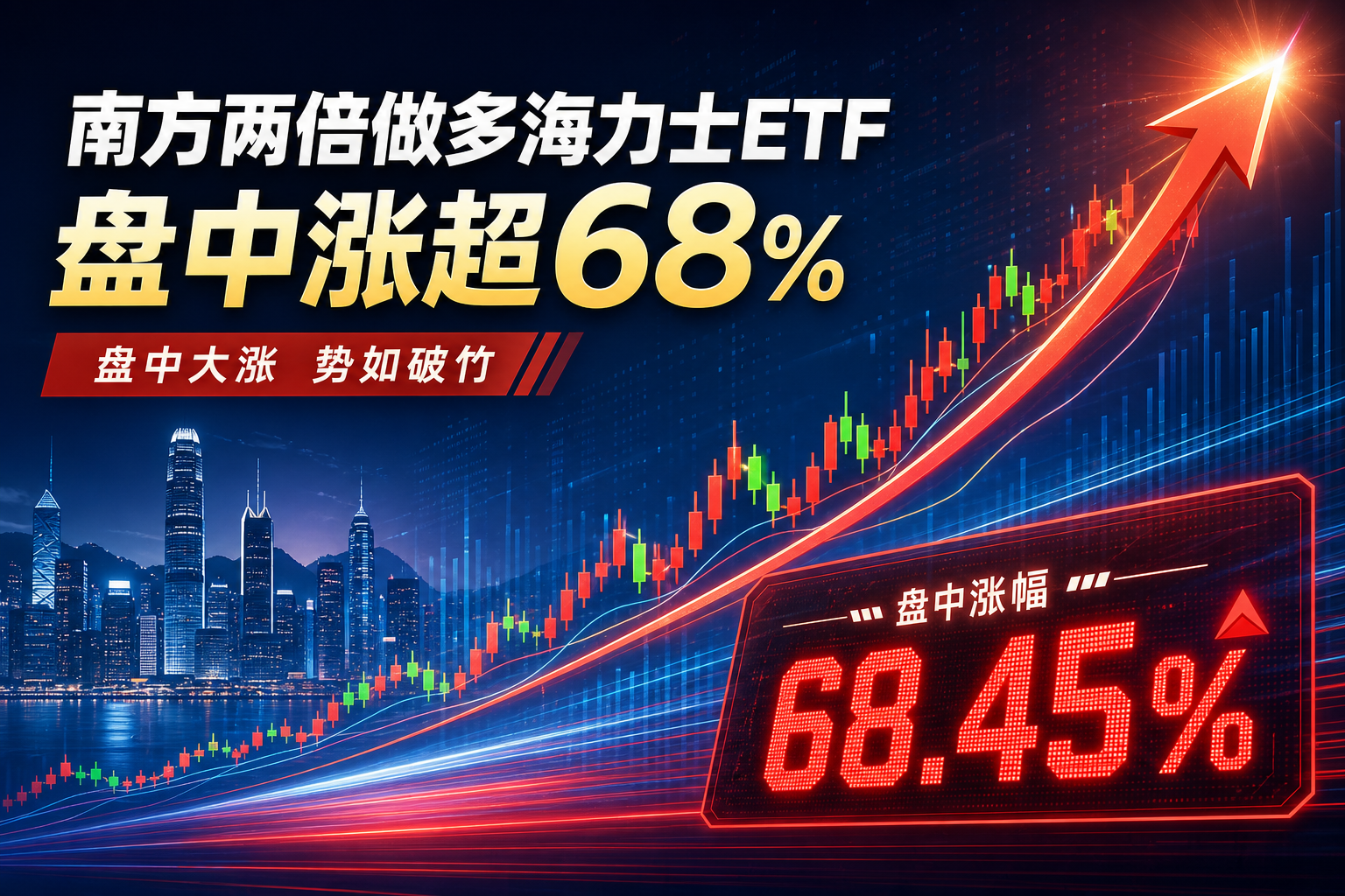 南方两倍做多海力士ETF盘中涨超68%