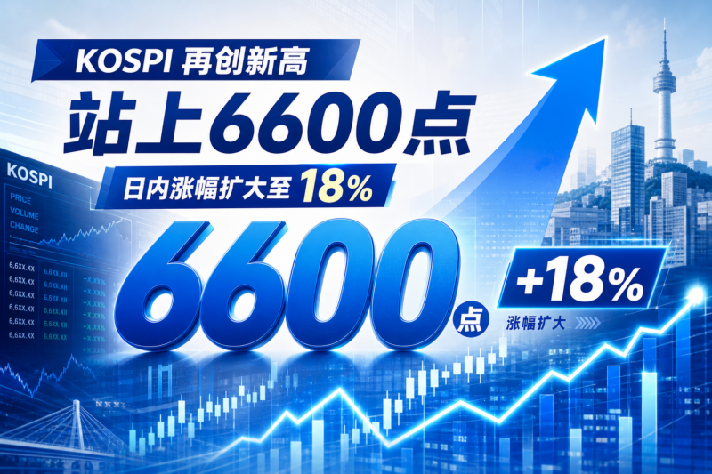 韩国KOSPI指数站上6600点，日内涨幅扩大至18%-指挥使社区 - 真实线索、热点议题与深度观察