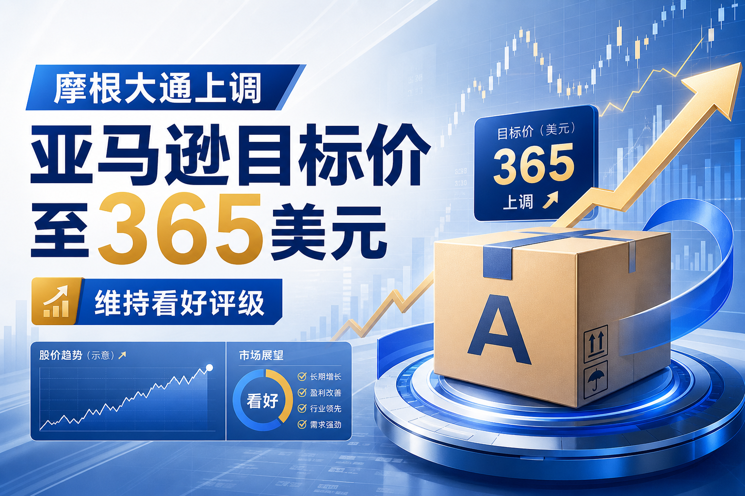 摩根大通上调亚马逊目标价至365美元