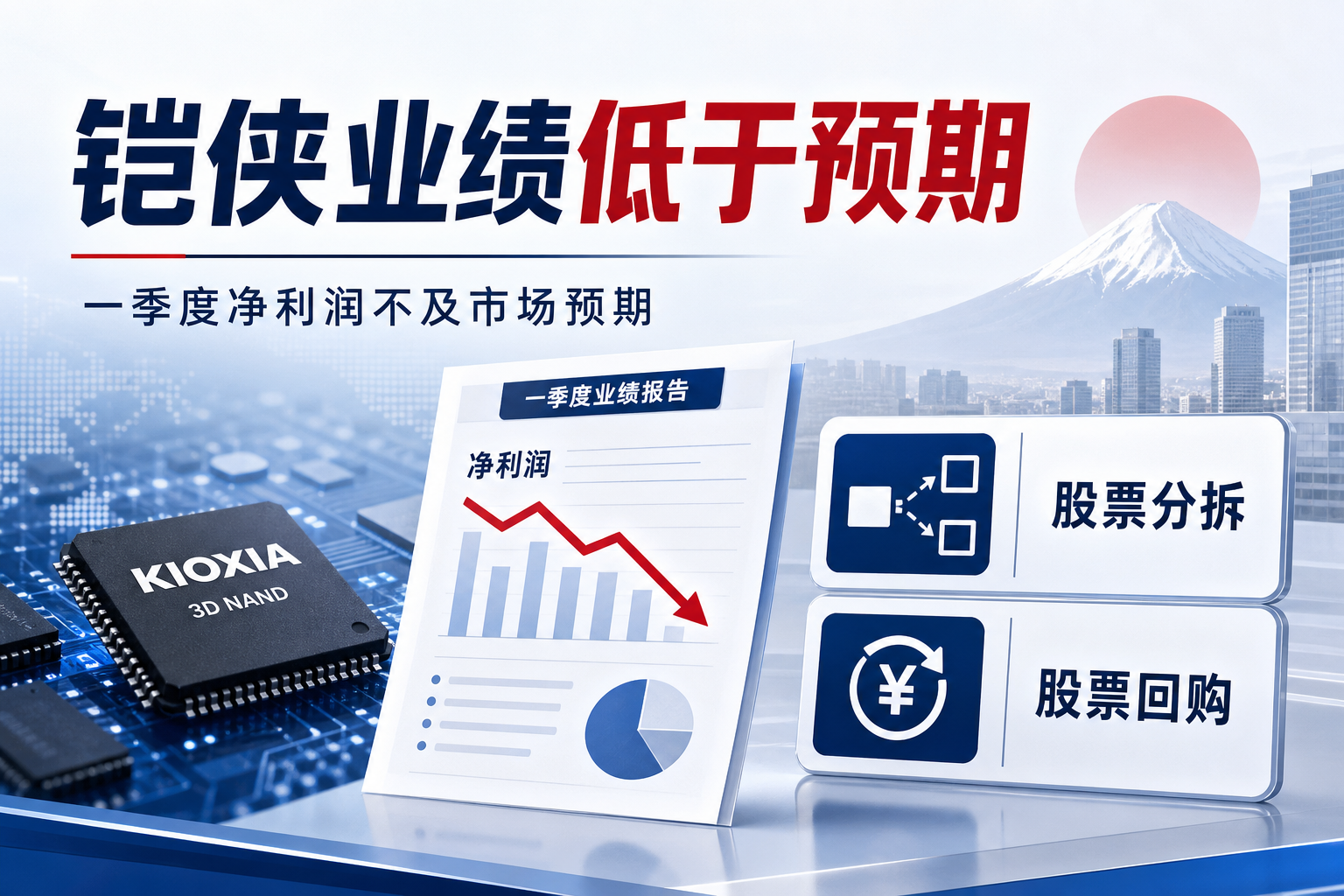 铠侠第一季度净利润不及市场预期