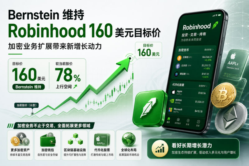 伯恩斯坦维持 Robinhood 160 美元目标价-指挥使社区 - 真实线索、热点议题与深度观察