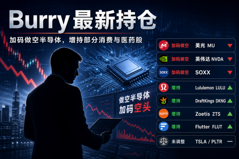 Michael Burry 最新持仓:加码做空美光、英伟达,增持 Lululemon 等个股-指挥使社区 - 真实线索、热点议题与深度观察